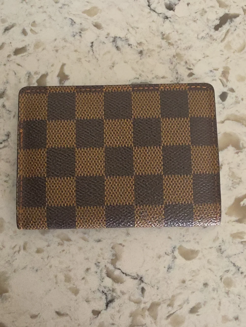 Louis Vuitton Card Case in Damier Ebene